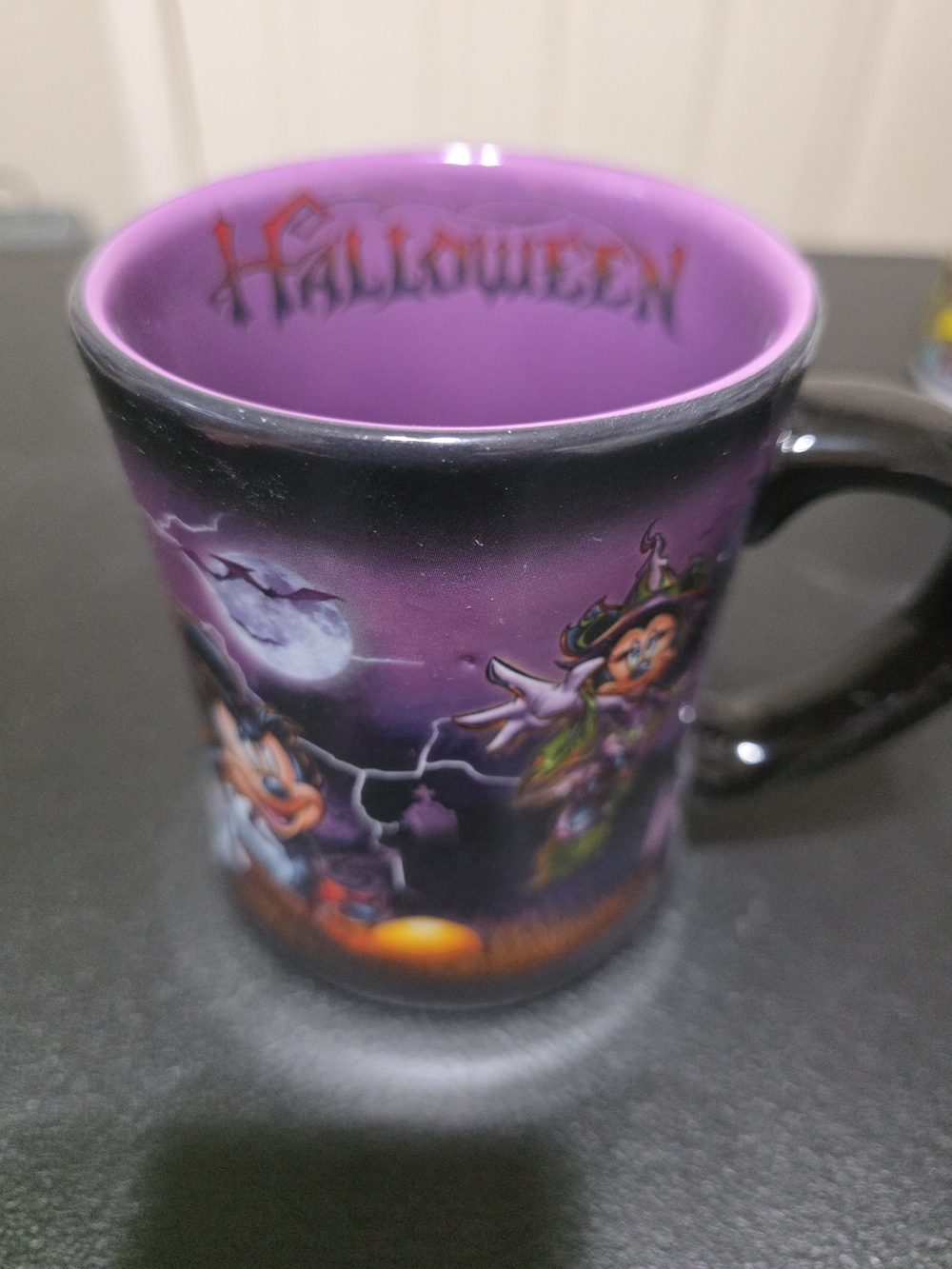 Disney Halloween Mickey & Friends Mug Purple & Black